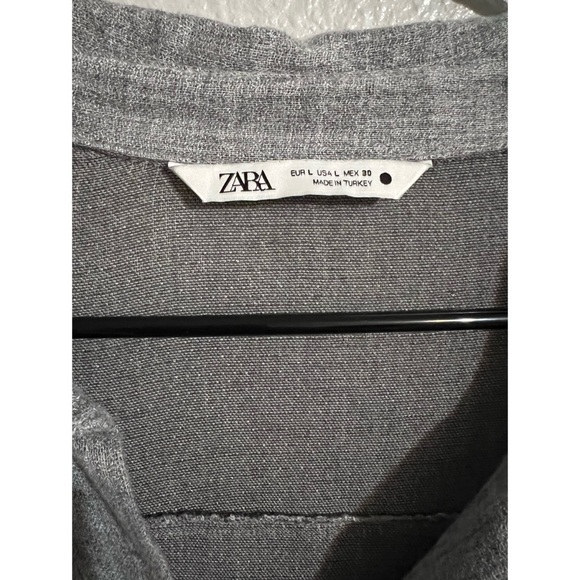 Zara Long Shirt/Dress in Grey - Picture 7 of 8